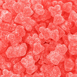 Sour Bears Gummy Candy 1 Pound Bag, Gelatin Free Chewy Pink Candy, Strawberry Jelly Bears for Baby Showers, Gender Reveal, Candy Buffets, and Dessert