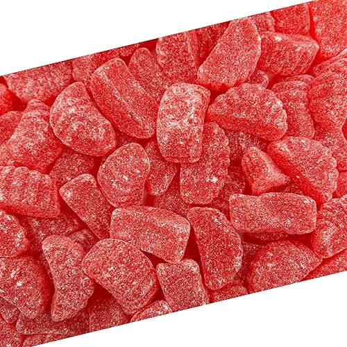 Cherry Slices Candy | 2 Pound Bag | Sugar Dusted Classic Jelly Fruit Slices | Bulk Chewy Candy for Buffets, Party Favors, Events, and Everyday