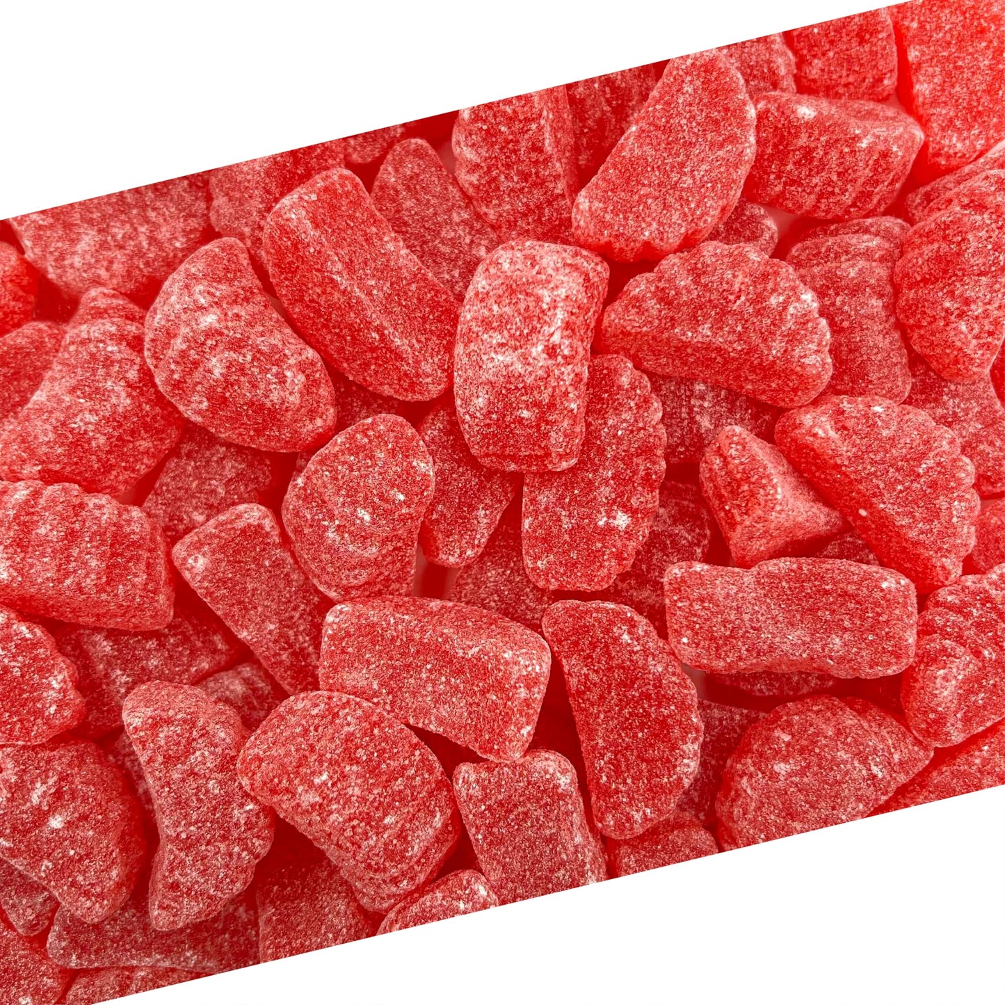 Cherry Slices Candy | 2 Pound Bag | Sugar Dusted Classic Jelly Fruit Slices | Bulk Chewy Candy for Buffets, Party Favors, Events, and Everyday