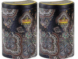 Basilur | "Magic Nights " Oriental Collection | Black Leaf Tea with cranberry and cornflower | 100g / 3.52oz in Tin Caddy | Pack of 2