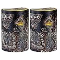 Basilur | "Magic Nights " Oriental Collection | Black Leaf Tea with cranberry and cornflower | 100g / 3.52oz in Tin Caddy | Pack of 2