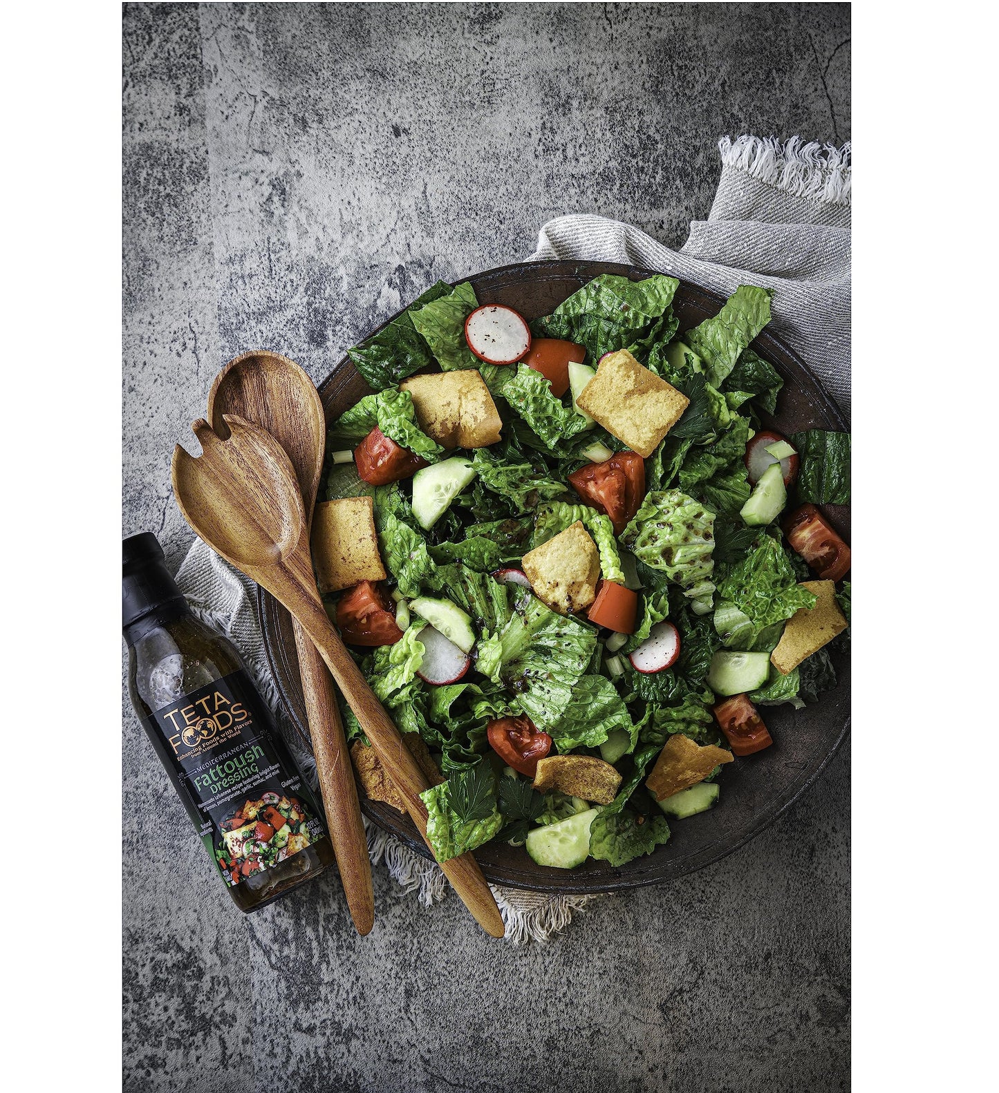 Teta Foods Fattoush Dressing and Marinade 64 FZ (6-64oz)