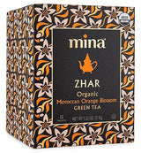 Mina Organic Moroccan Orange Blossom Green Tea, 15 CT