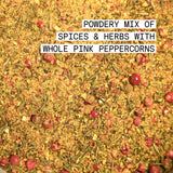 Spiceology - Pink Peppercorn Lemon Thyme - Use On: Chicken, Salmon, Shrimp, Potatoes, Butter, Vegetables, Salad Dressing - Lemon Pepper Seasoning