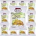 LULU Platanitos, Plantain Chips with Lemon, Gluten-Free, 1.4oz Bag (Pack of 12, Total of 16.8 Oz)