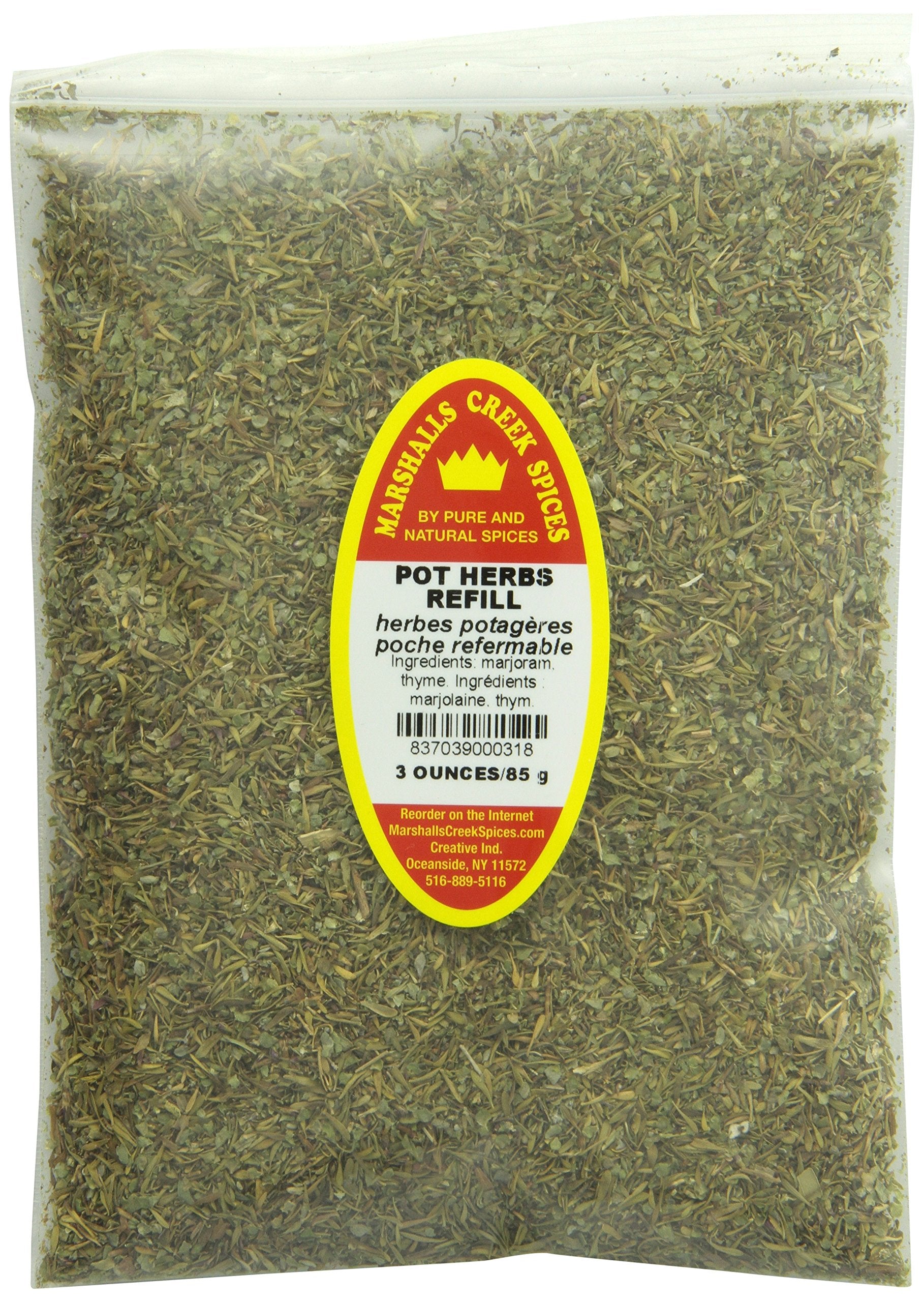 Marshall’s Creek Spices Pot Herbs Seasoning Refill, 3 Ounce