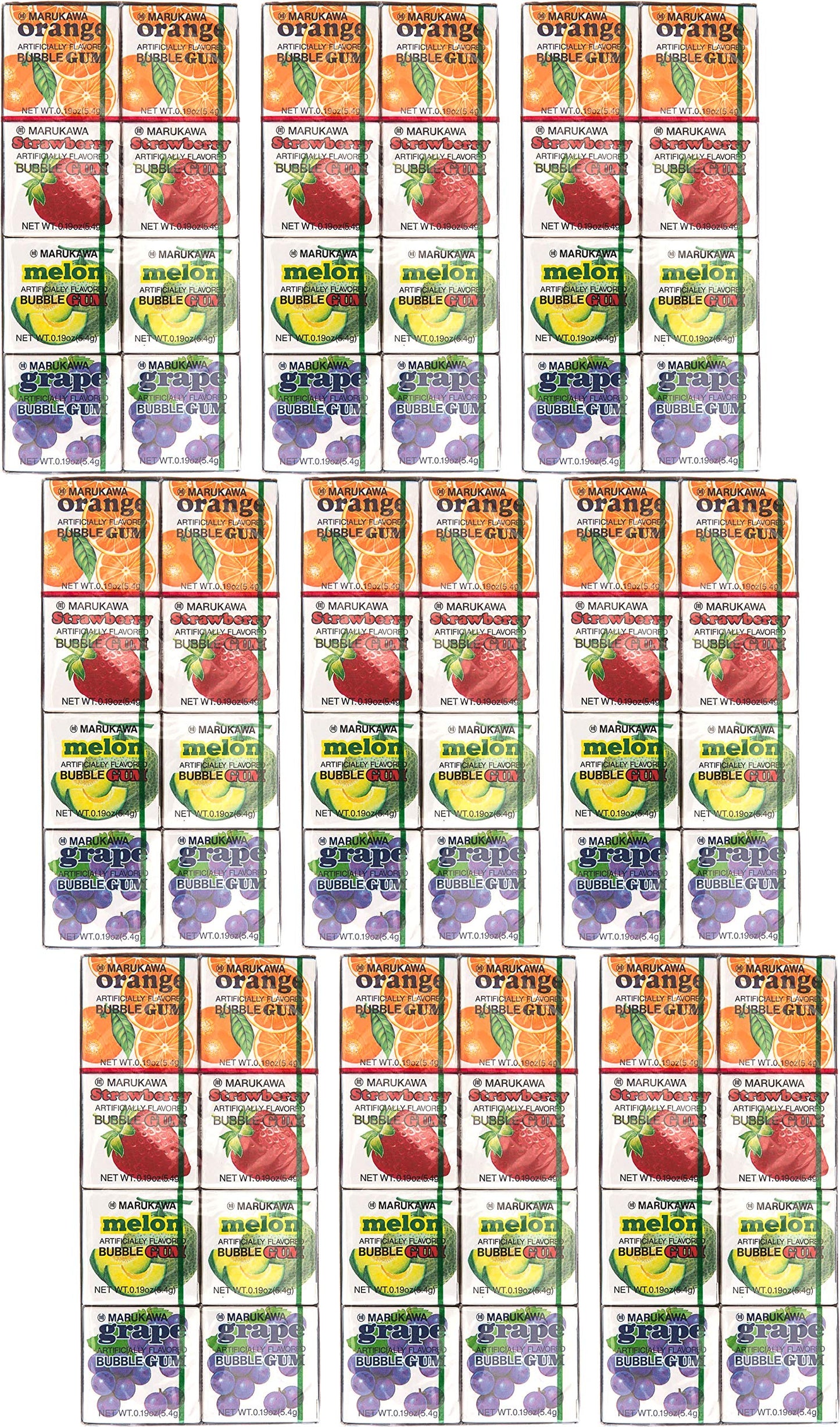 Marukawa 8 Pack Bubble Gum 1.52oz (9 Pack)