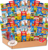 Snack Box Variety Pack (120 Count) - Bulk Snacks Variety Pack for Adults, Kids and Teens - Chips, Cookies and Bars - Graduation Gift, Office Snacks