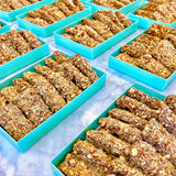 MalibuGift Gourmet English Toffee Candy Sticks in 1 lb Fancy Candy Box, Doused in Gourmet Chocolate and Rolled in Roasted Almonds