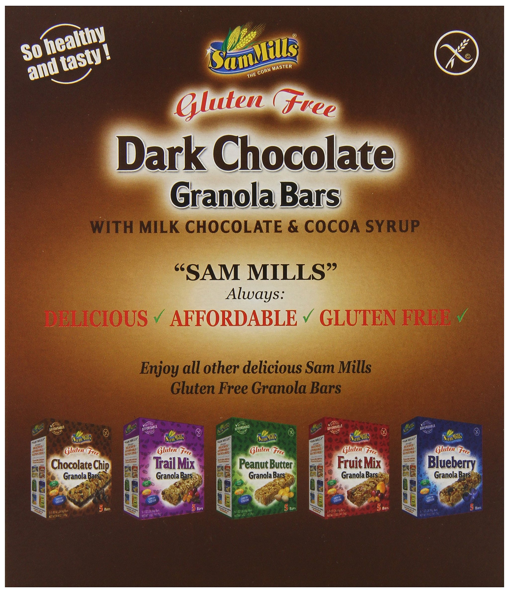 Sam Mills Bar Granola Gf Choc Dark