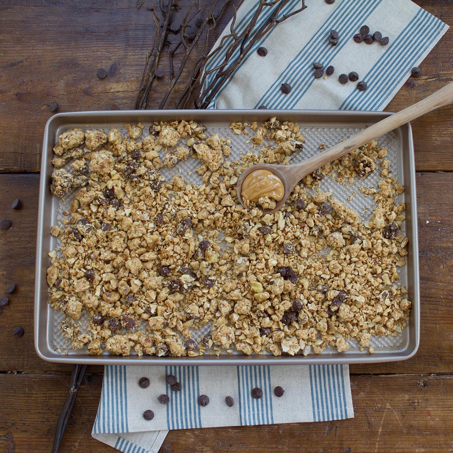 Dark Chocolate Peanut Butter Grain Free Granola by Within/Without | Certified Paleo and Keto Diet Friendly Chewy Granola | Naturally Gluten Free Low