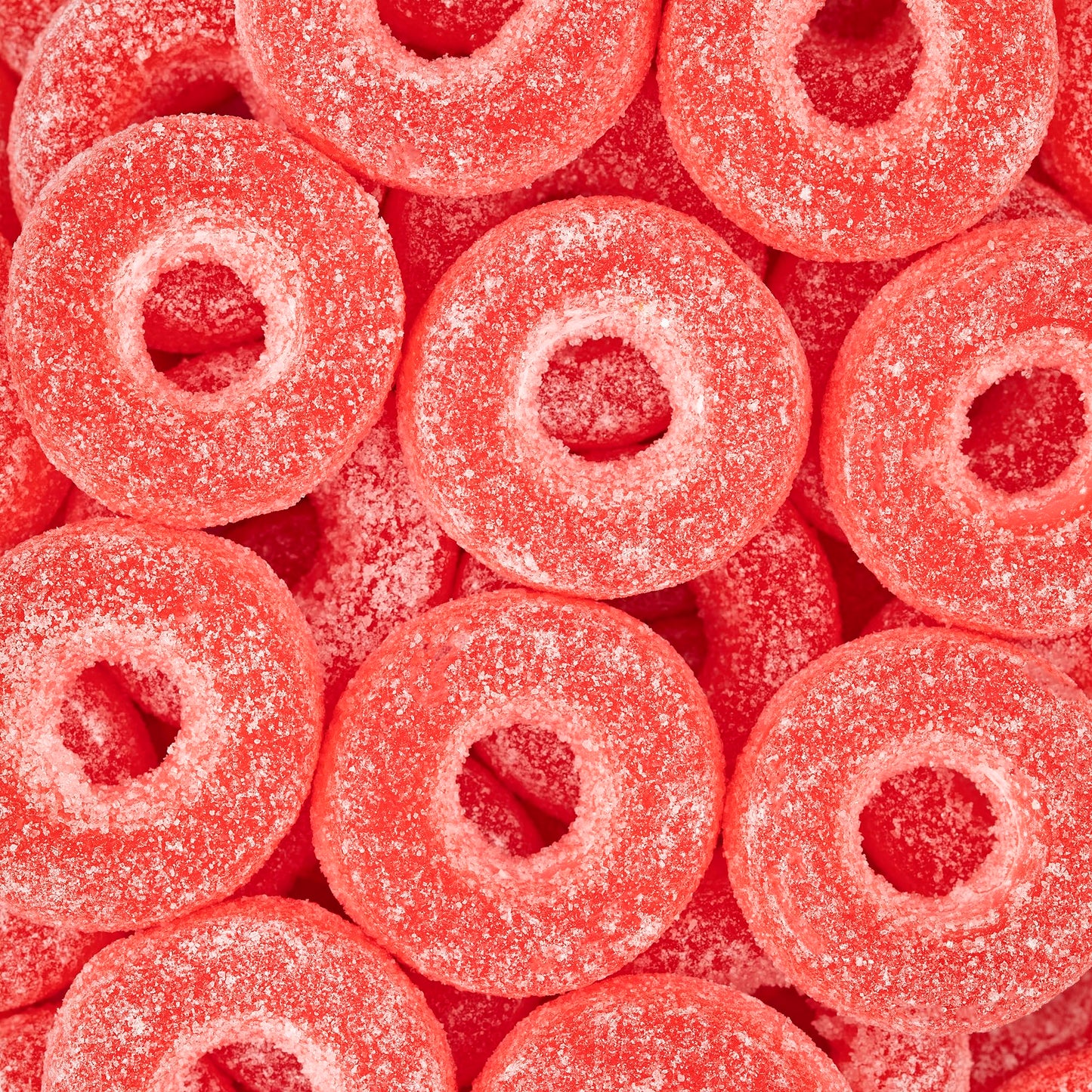 Kervan Candy Bebeto Watermelon Rings - Fruity, Soft, Sweet & Sour Gummy Candy Bulk for Kids, Gift Snacks and Parties - Watermelon Ring Gummies Big