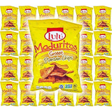 LULU Maduritos Sweet Plantain Chips, Gluten-Free, 1.4oz Bag (Pack of 24, Total of 33.6 Oz)