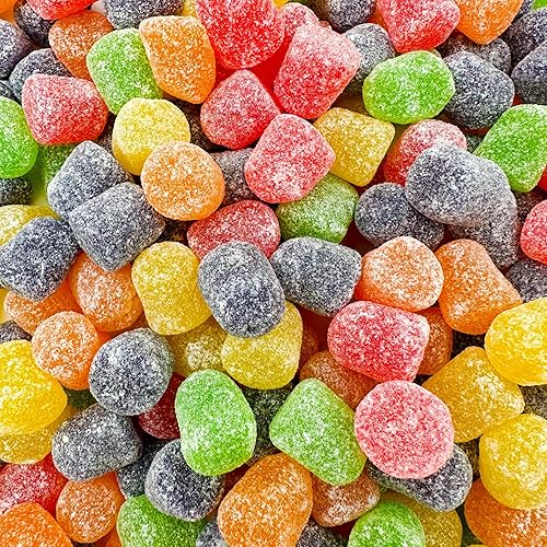 Gum Drops Jelly Candy | 2-Pound Bag | Assorted Fruit Flavors | Gumdrops Candy for Holiday Buffets & Dessert Decorating | Strawberry, Pineapple