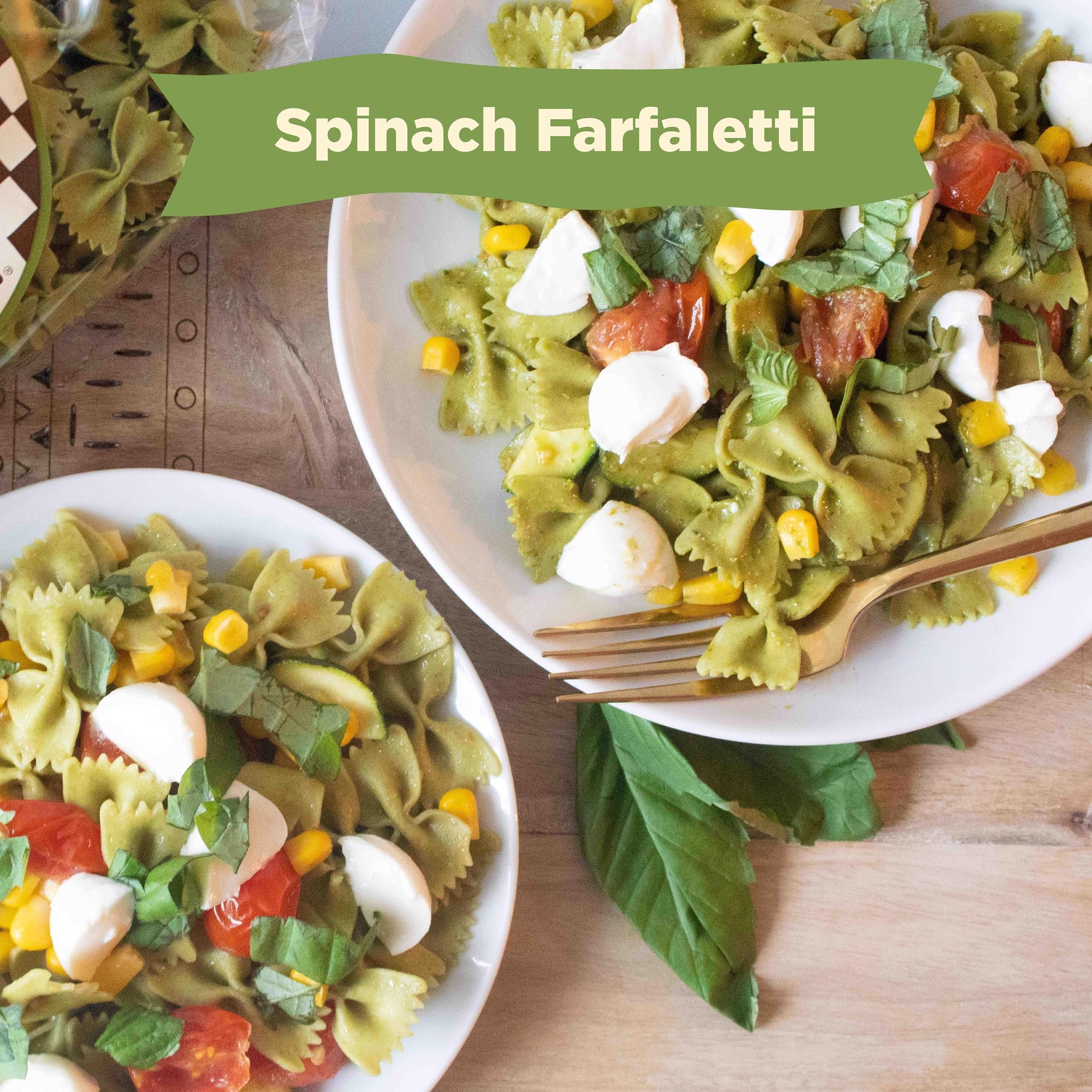 Al Dente Spinach Farfalletti - All-Natural, Hand-Crafted Spinach Egg Pasta. Traditional Pasta Noodles Made With Cage-Free Eggs & Durum Wheat, Great