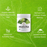 Organic Matcha Green Tea Powder, 2 lb (907g) | First Harvest, Culinary Grade | Japanese Sourced Cafe Mix | Zero Sugar, Keto Friendly, Non-GMO