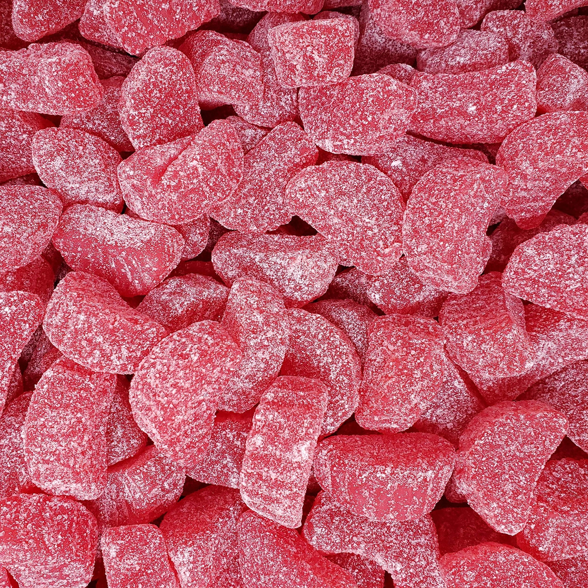 Candy Retailer Cherry Slices Gummy Candy, Sugar Coated Jelly Candy, Chewy Cherry Flavor (2 Pounds)